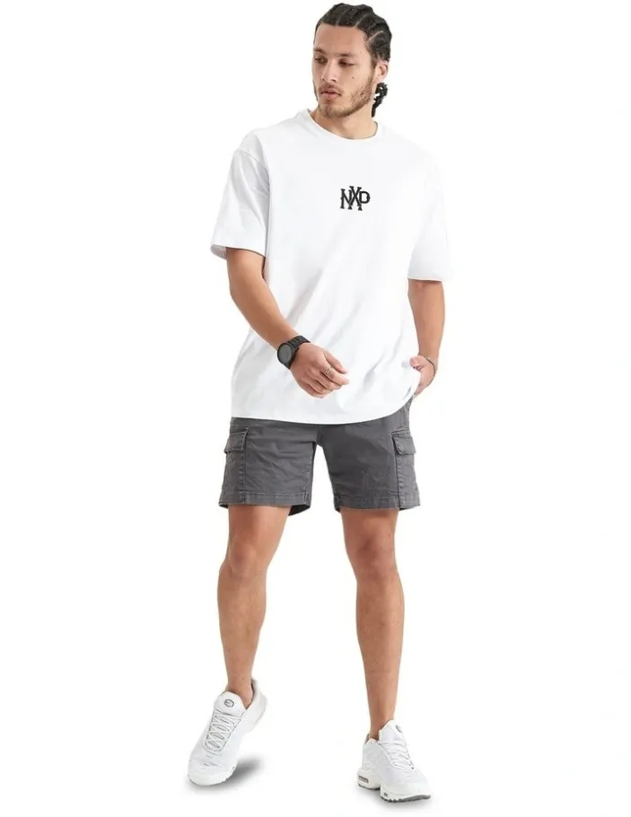Academy Heavy Box Fit Tee Optical White