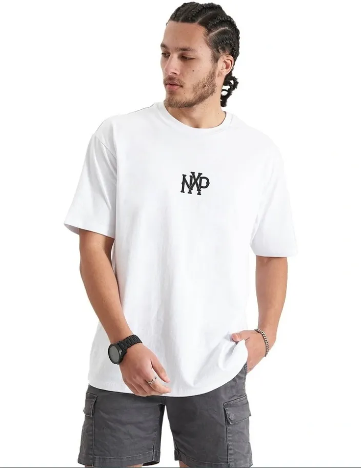Academy Heavy Box Fit Tee Optical White
