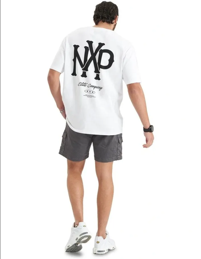 Academy Heavy Box Fit Tee Optical White
