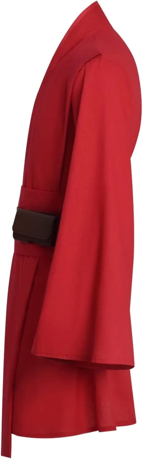 Adult Tunic Costume Jedi Robe Tops Jedi Costume Knight Anakin Belt Cloak Halloween Uniform