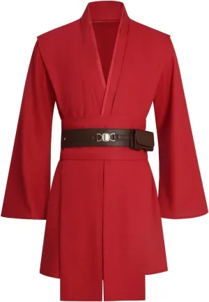 Adult Tunic Costume Jedi Robe Tops Jedi Costume Knight Anakin Belt Cloak Halloween Uniform