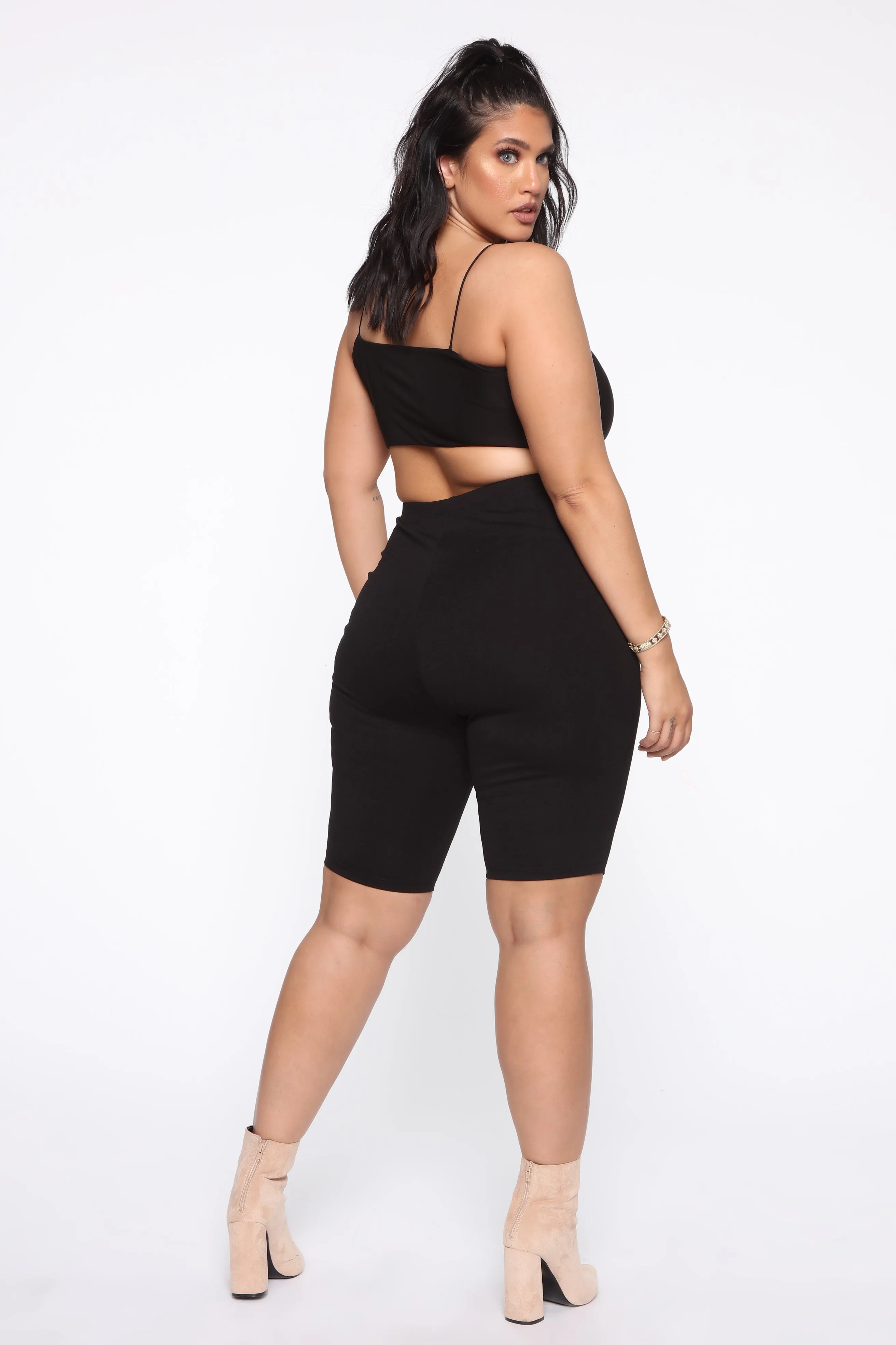 Always Your Baby Girl Biker Shorts - Black