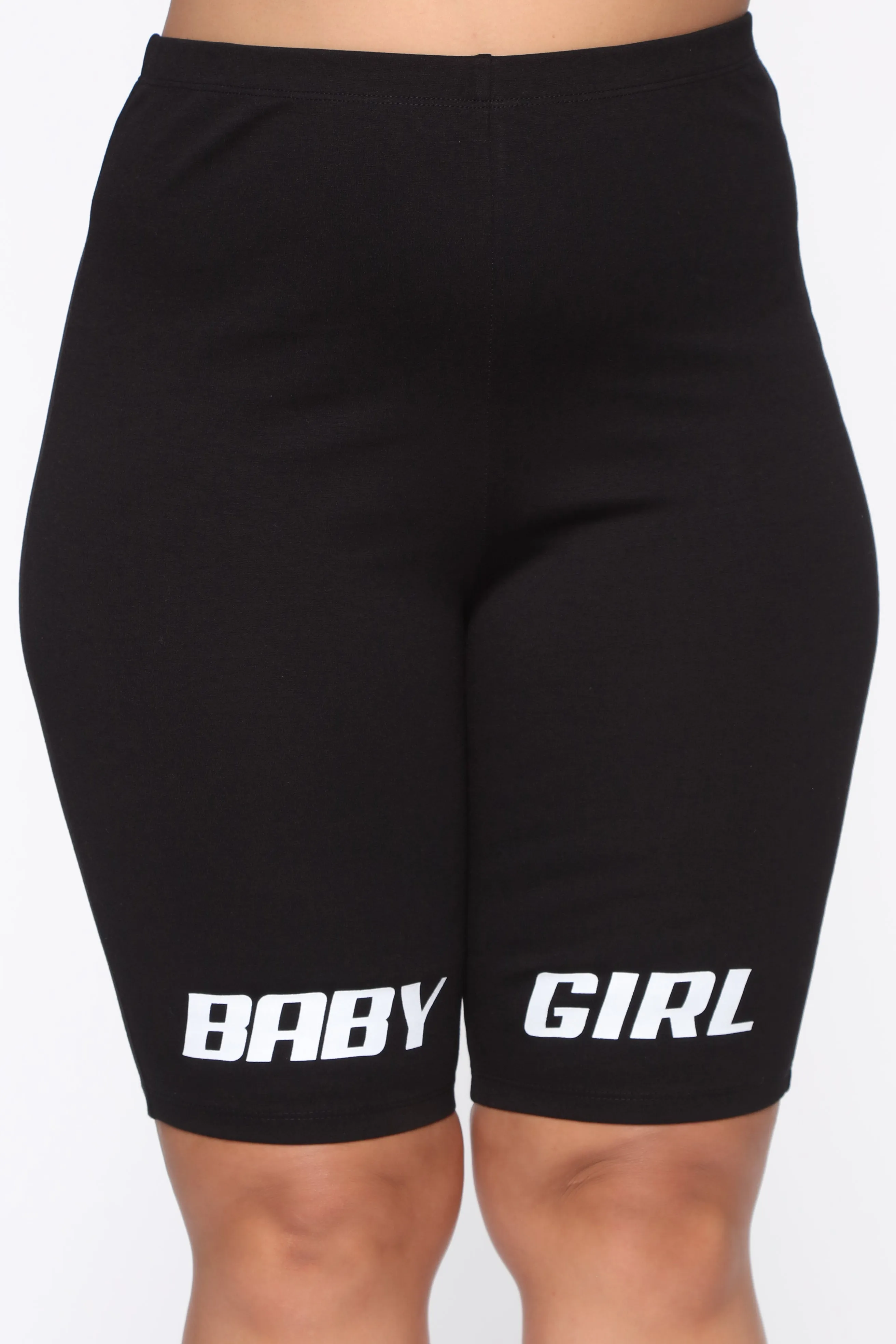 Always Your Baby Girl Biker Shorts - Black
