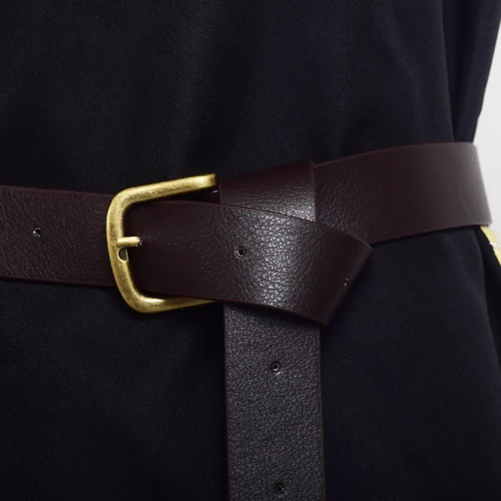 BLESSUME Medieval Knight Tunic Cloak Belt Cosplay Costume Set