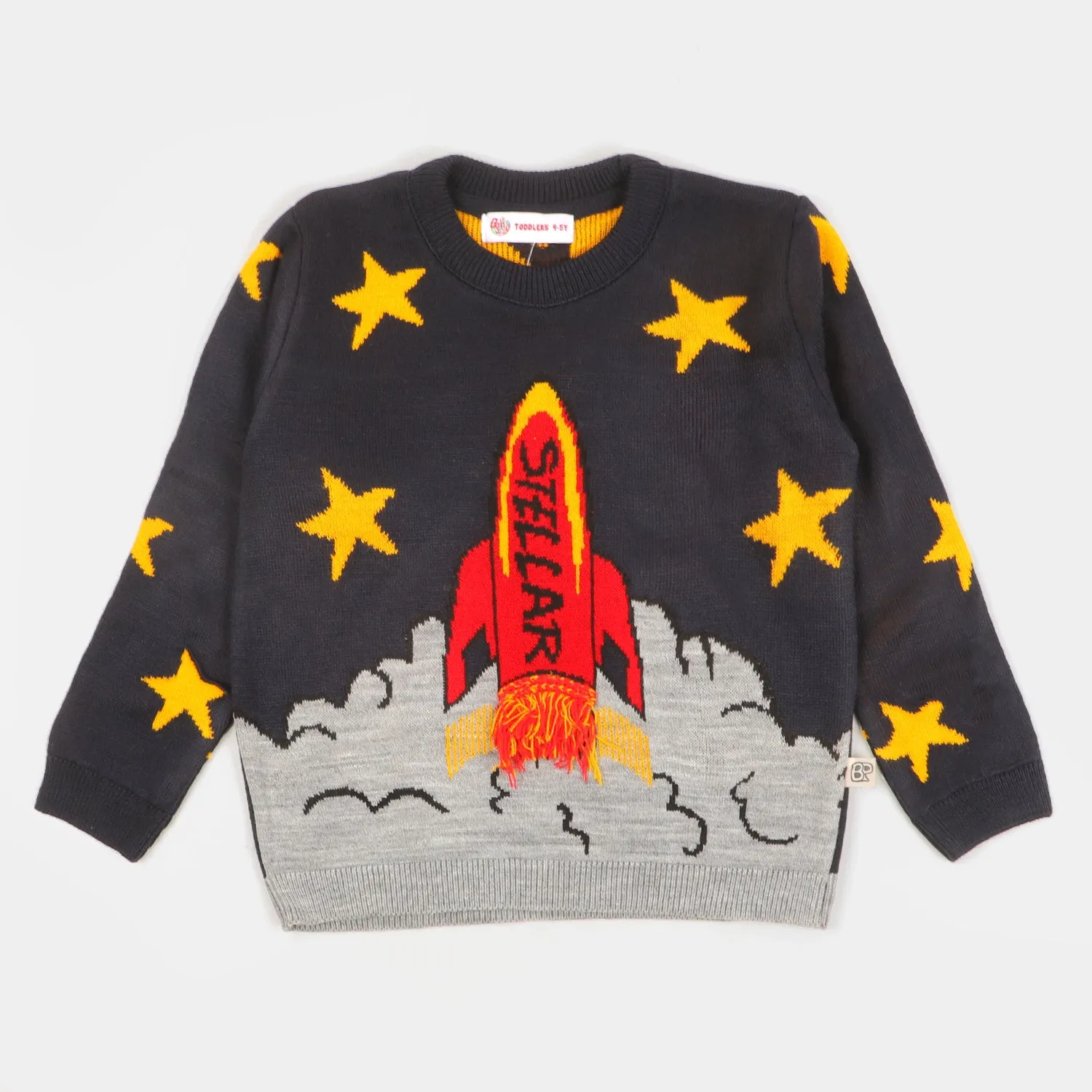 Boys Sweater BP08-22 -Black & Grey