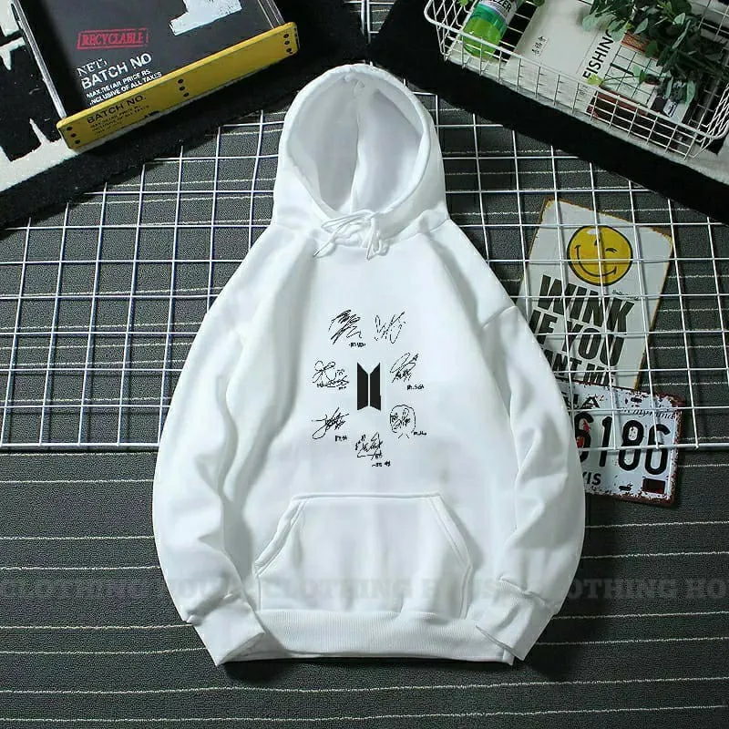 Bts signature hoodie