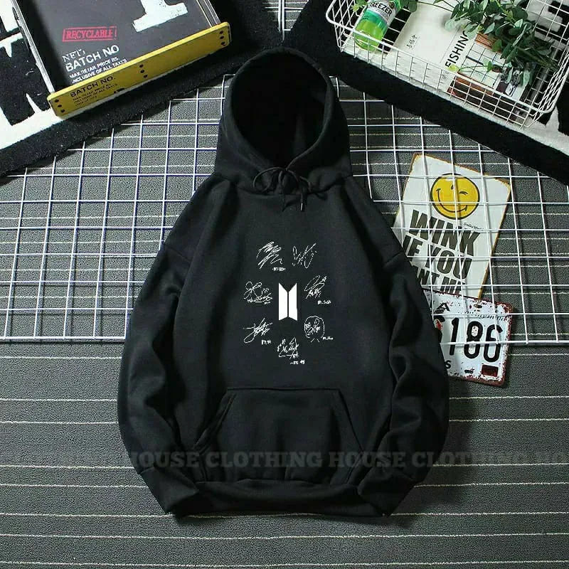 Bts signature hoodie