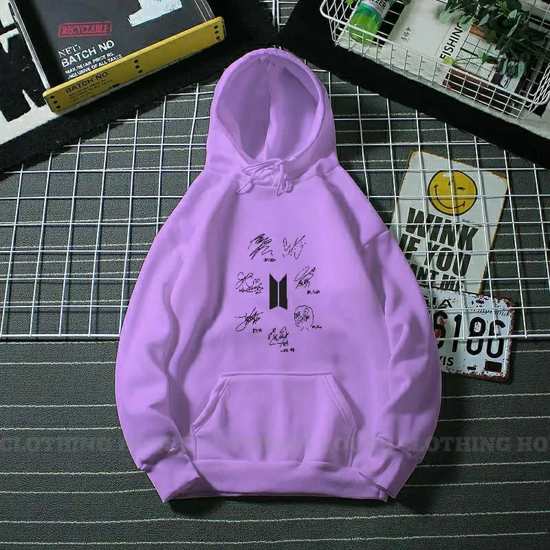 Bts signature hoodie