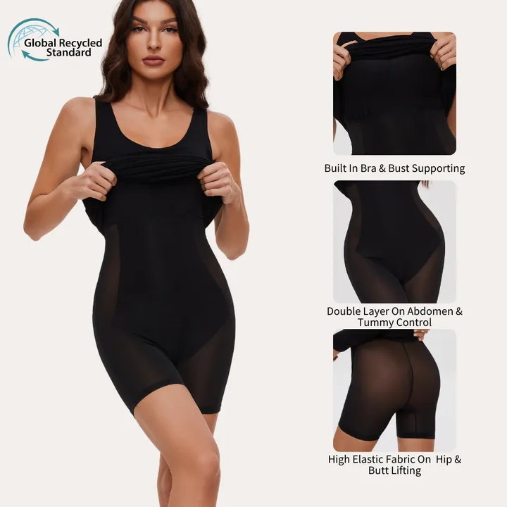 Built in Shapewear Bra Dresses-مدمج لتشكيل الجسم،