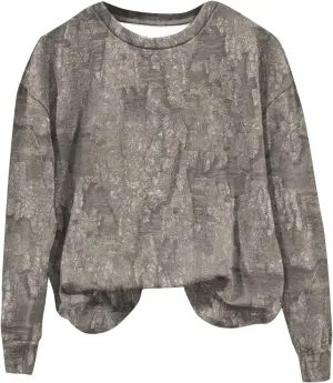 Camo Sweatshirts for Women Maplr Leaf Print Crewneck Sweatshirts Long Sleeve Oversized Pullover Fall Camo Sweater