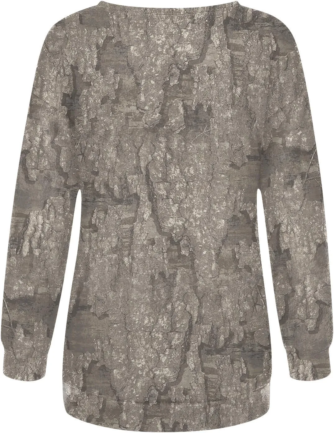Camo Sweatshirts for Women Maplr Leaf Print Crewneck Sweatshirts Long Sleeve Oversized Pullover Fall Camo Sweater