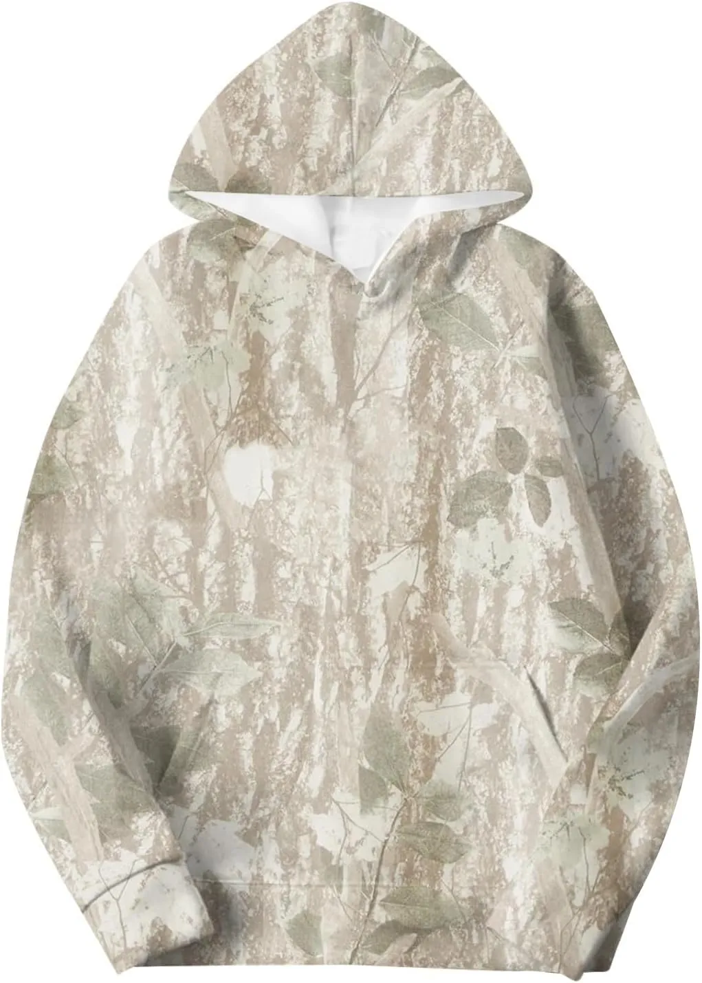 Camo Sweatsuits for Women Set 2 Piece Camo Hoodies Maple Leaf Print Hoodie Oversized Sweatshirt Sweatpants Outfits