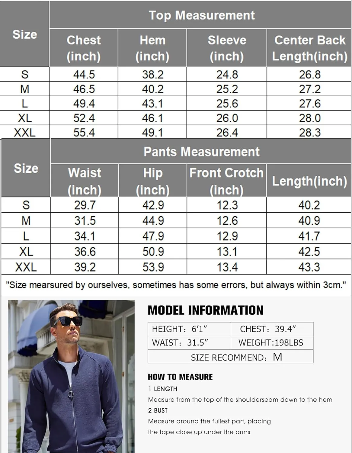 COOFANDY Mens 2 Piece Tracksuit Casual Sweatsuits Full Zip Track Suits Jogging Athletic Suit Sets