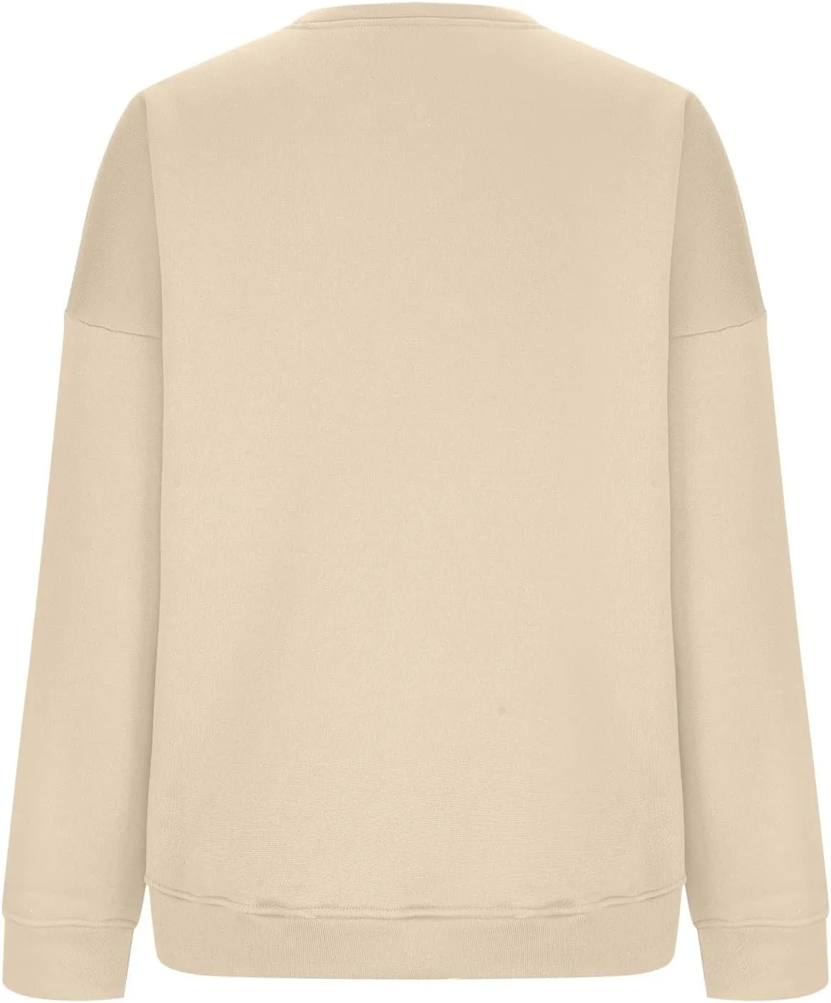 Crew Neck Sweatshirts for Women Casual Oversized Pullover Tops Loose Fit Solid Color Long Sleeve Fall Outfits 2023