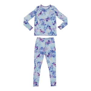 Cuddl Duds Comfortech Stretch-Poly Base Layer Set - Girls'