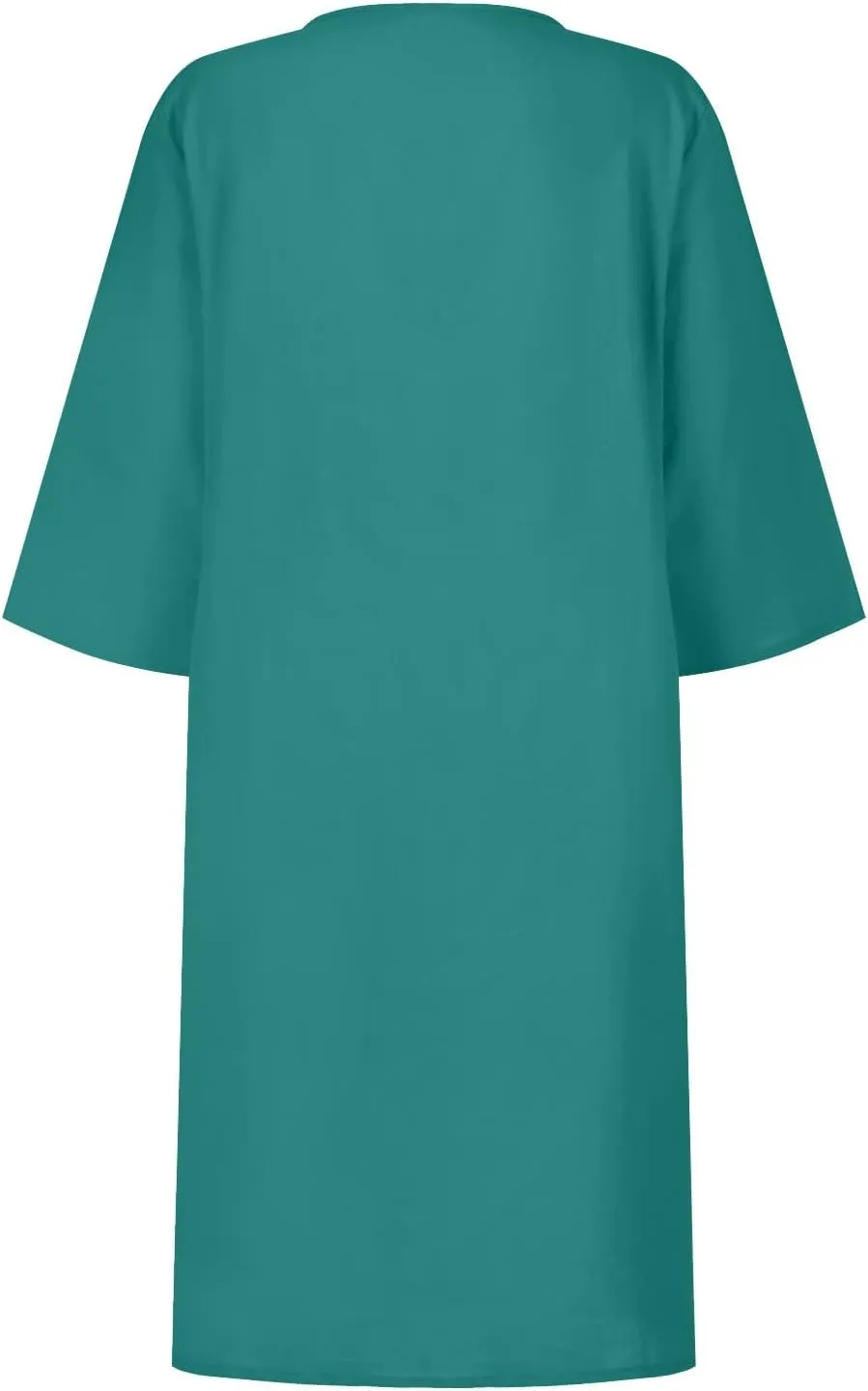 Dresses for Women Spring Cotton Linen V-Neck Floral Flare Midi Summer Dress Boho Floral Elegant Flowy Dresses
