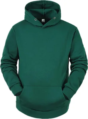 DuDubaby Men Long Hooded Sweatshirt Autumn and Winter Hooded Sweater Long Sleeve Sweater Top