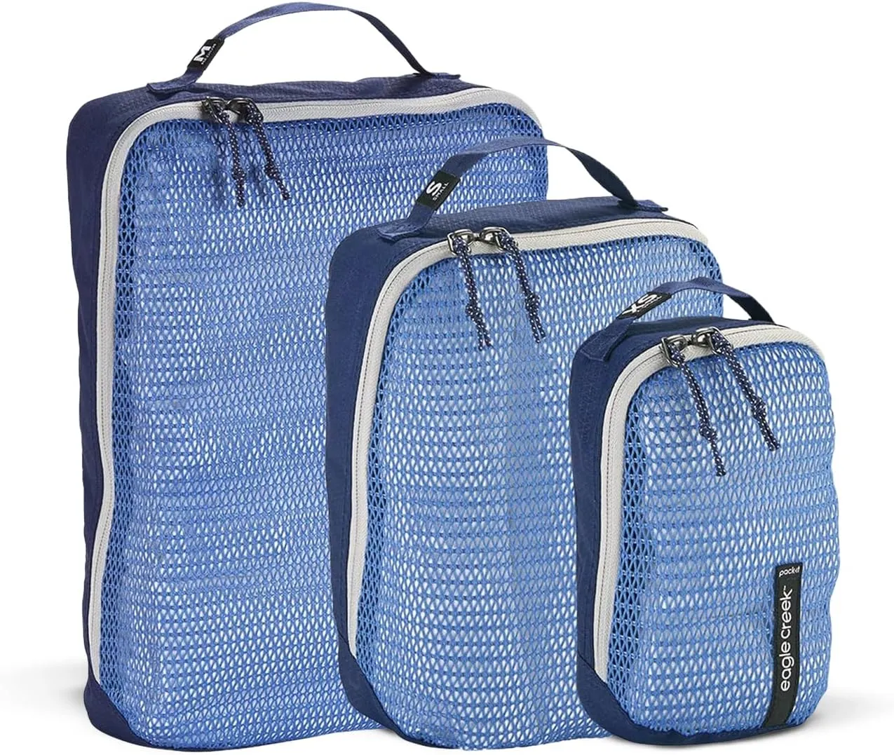 Eagle Creek Pack-it Reveal Cube Set, Az Blue/Grey - Set XS/S/M