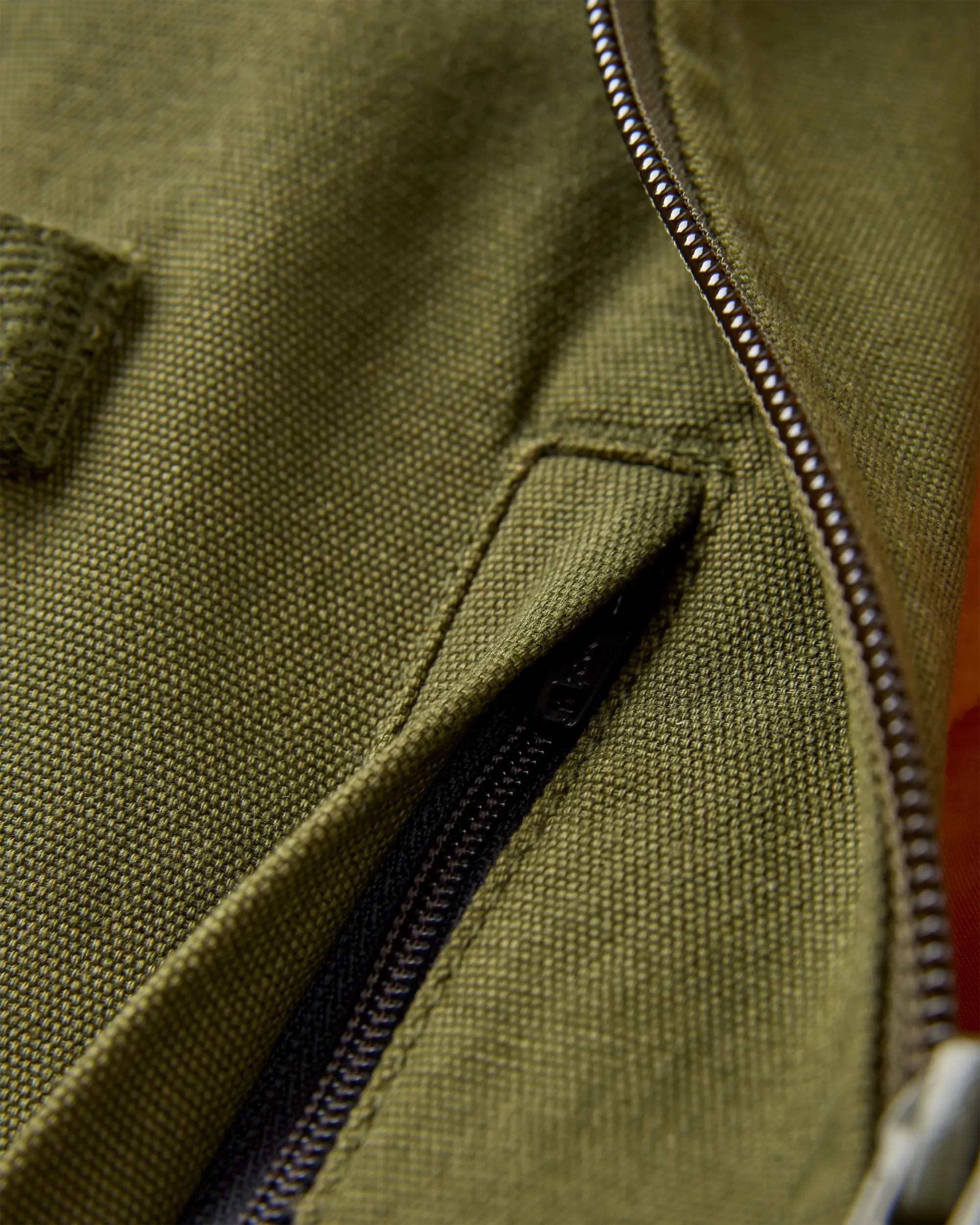 Explorers Organic Cotton Canvas Vest - Khaki