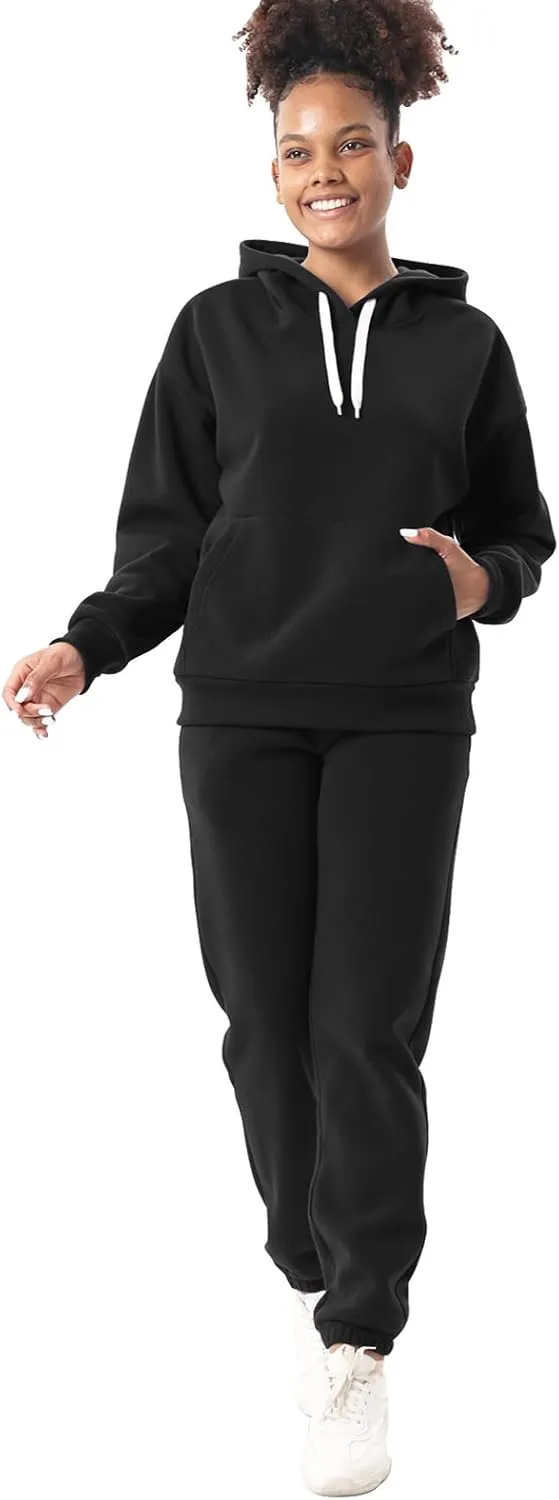 Facitisu 2 Piece Sets for Women Oversized Loungewear Womens sweat suit Hoodies and Sweatpants