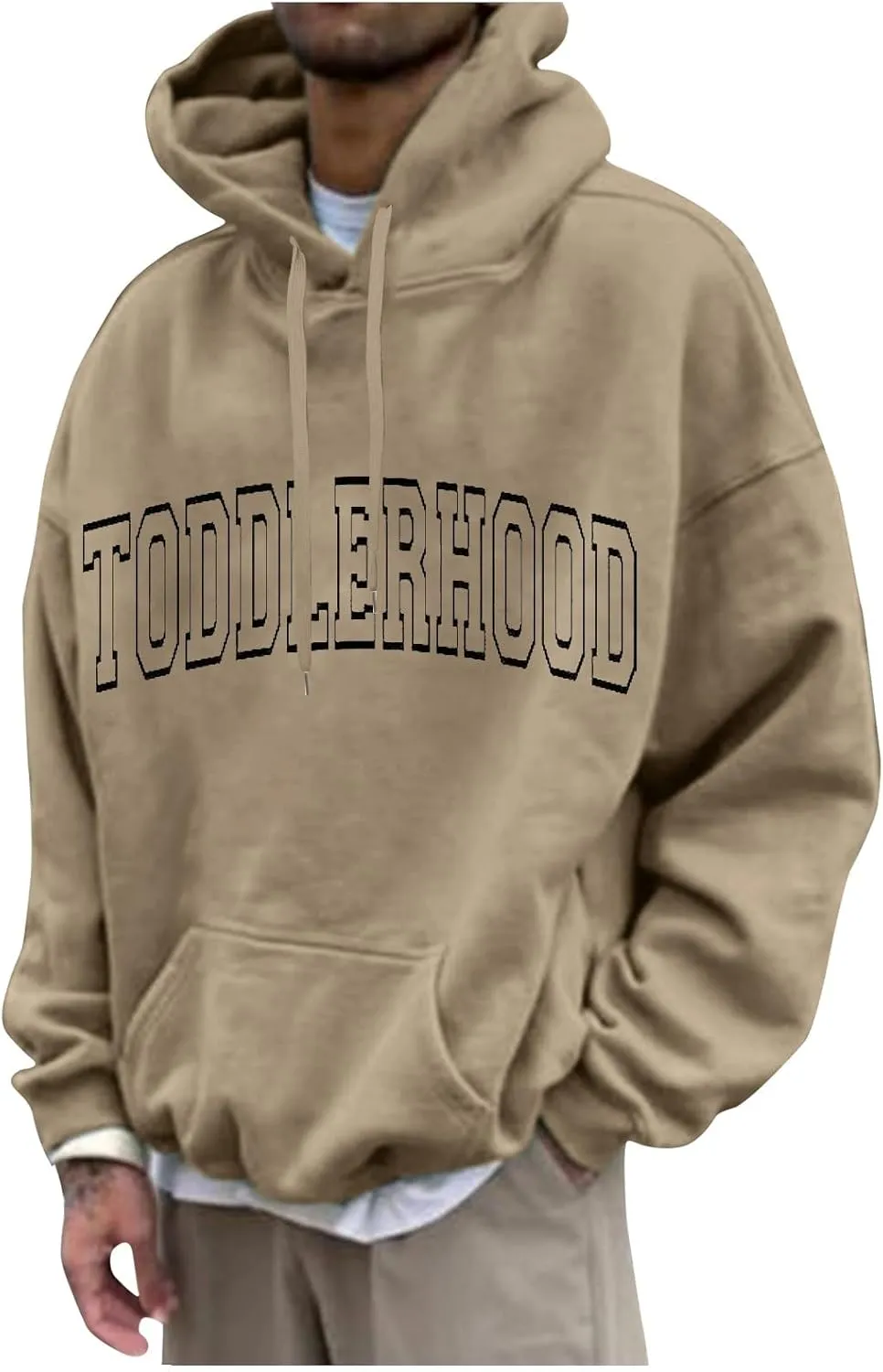 Fashion Hoodies Mens Plus Size Casual Sweatshirts Long Sleeve Printed Outdoor Fall Winter 2024 Sweatshirt