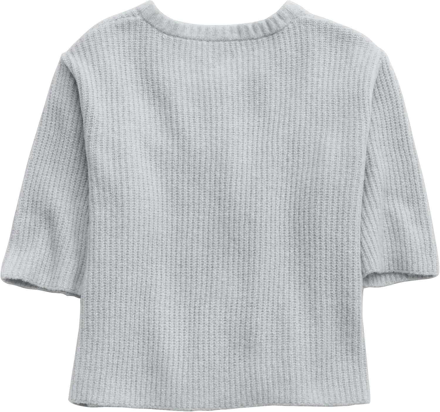 Gacaky Women's Lightweight Cardigan Sweater Short Sleeve Casual Crewneck Button Soft Knit Cardigans Sweater Tops