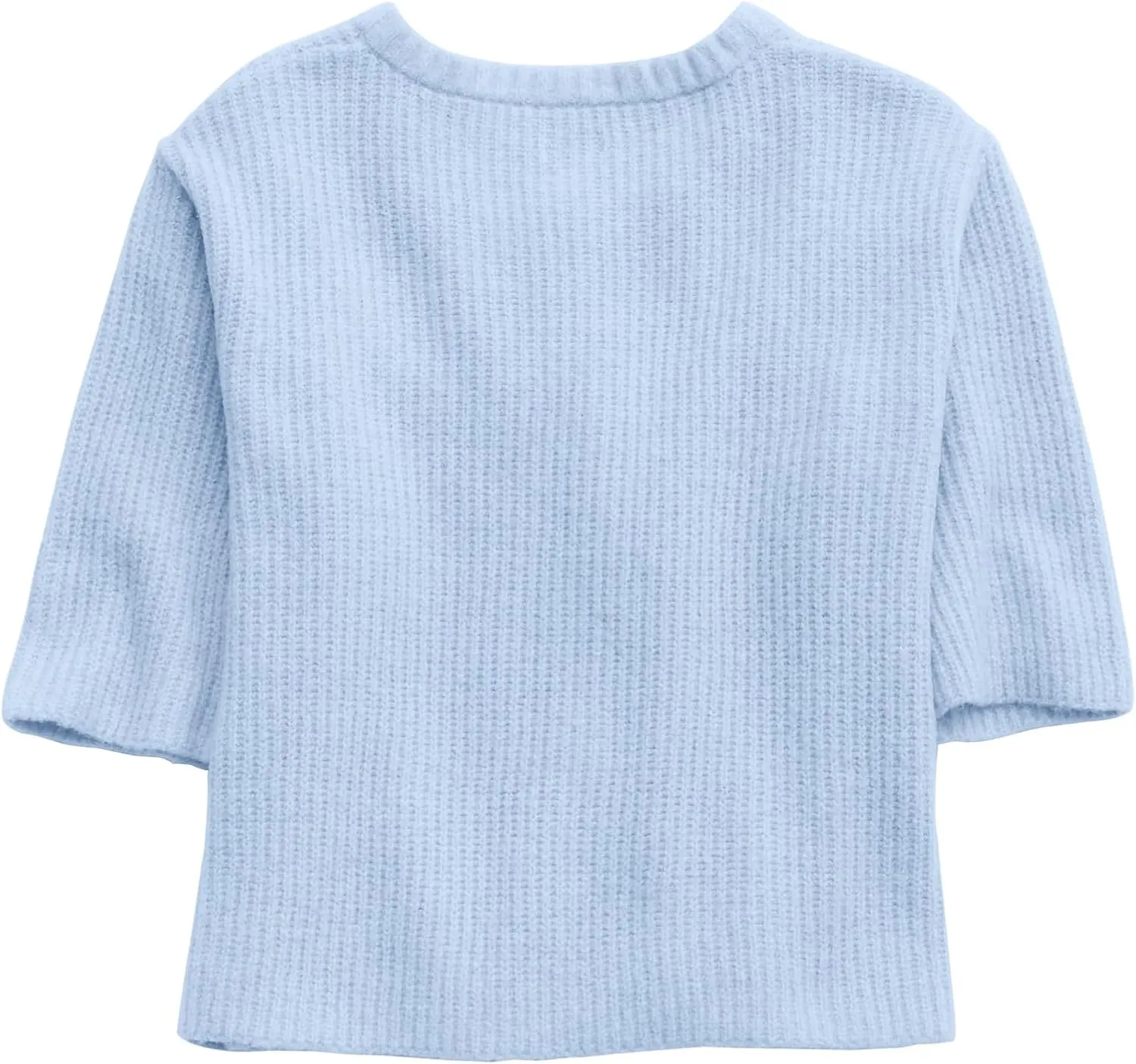 Gacaky Women's Lightweight Cardigan Sweater Short Sleeve Casual Crewneck Button Soft Knit Cardigans Sweater Tops