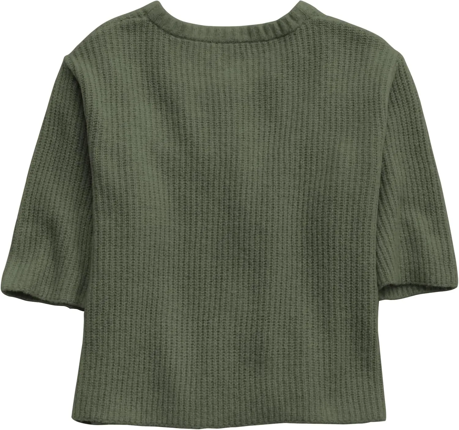 Gacaky Women's Lightweight Cardigan Sweater Short Sleeve Casual Crewneck Button Soft Knit Cardigans Sweater Tops