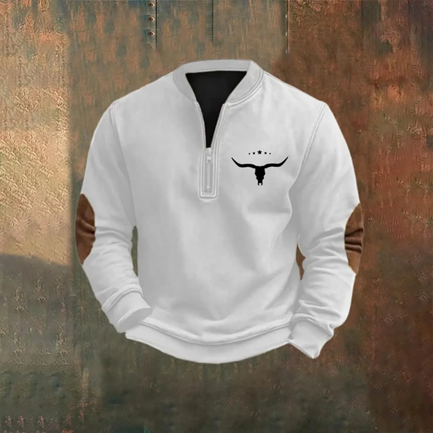 Graphic Hoodies Loose 3D Printed Zipper Long Sleeved Hoodie Mens Pullover Mens Sweatshirt Graphic Men'S