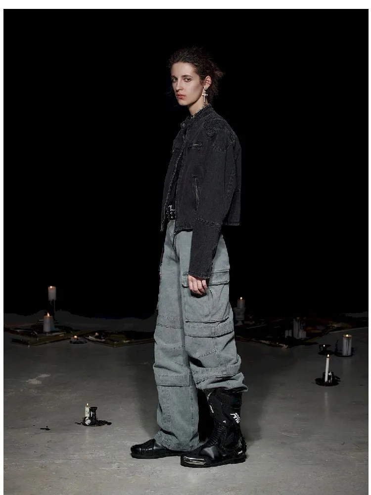 Heavy Duty Washed Straight Work Pants【s0000005502】