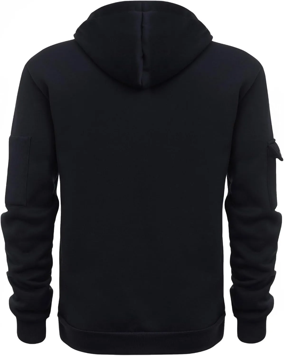 Hoodies for Men Quarter Zip Drawstring Solid Color Long Sleeve Sweatshirts Big and Tall Fashion Casual Pullover