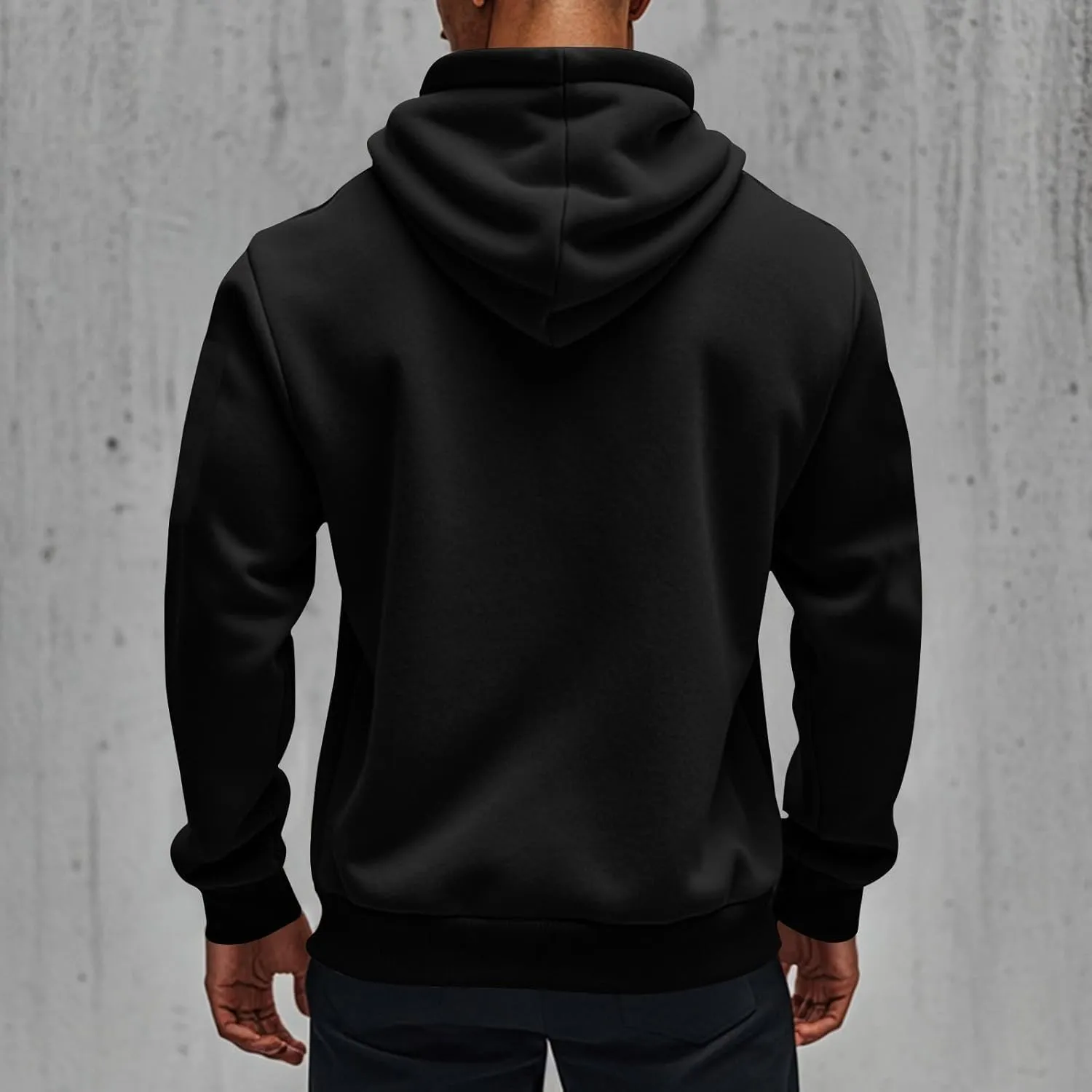 Hoodies for Men Zip up Pullover Vintage American Flag Print Workout Hoodies with Pockets Military Tactical Sweatshirt