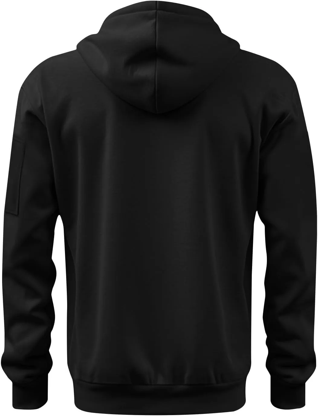 Hoodies for Men Zip up Pullover Vintage American Flag Print Workout Hoodies with Pockets Military Tactical Sweatshirt