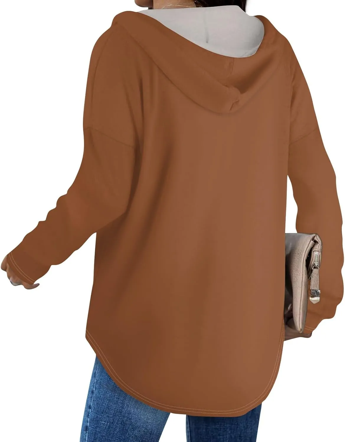 Hoodies for Women 2025 Pullover Oversized Sweatshirts Long SLeeve Shirts Loose Fit