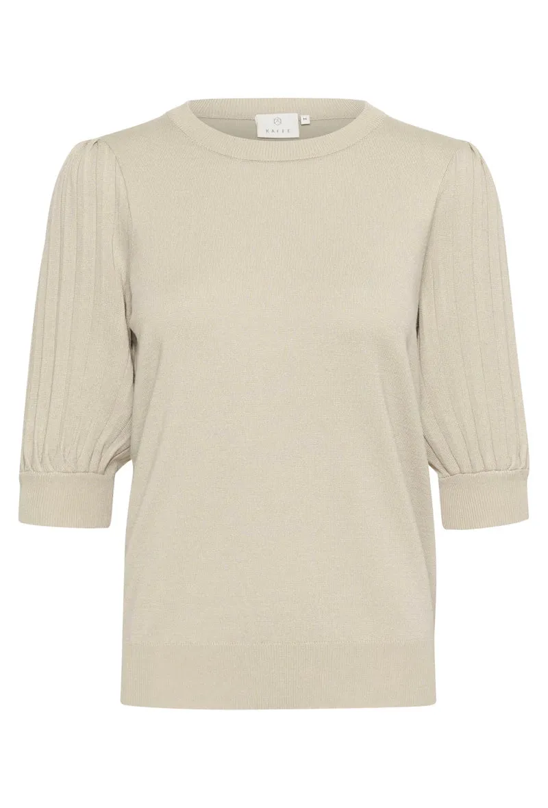 KAFFE KAlone Knit Pullover Feather Gray