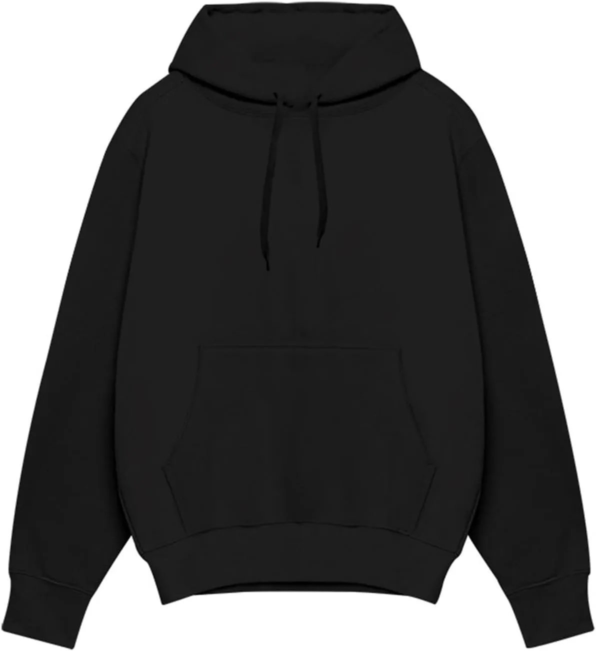 KUIOLYPOER Men's Hoodie 2024 Solid Color Lightweight Pocket Hooded Sweatshirt Long Sleeve Casual Regular Fit Pullover Top