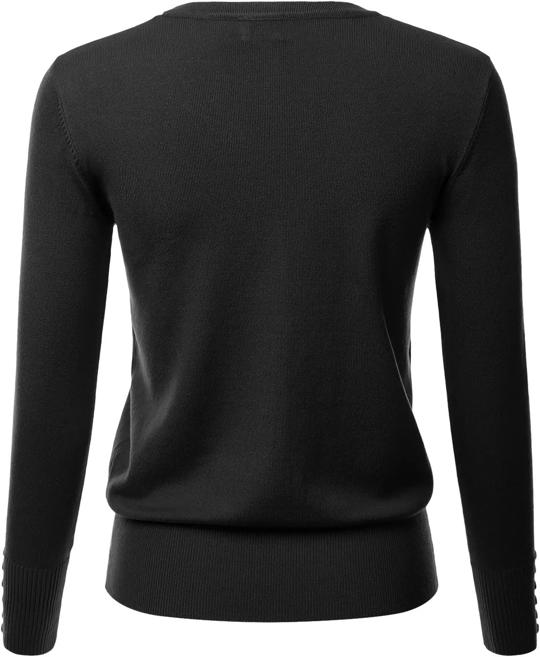LALABEE Women's V-Neck Long Sleeve Button Down Sweater Cardigan Soft Knit(S-XXL)
