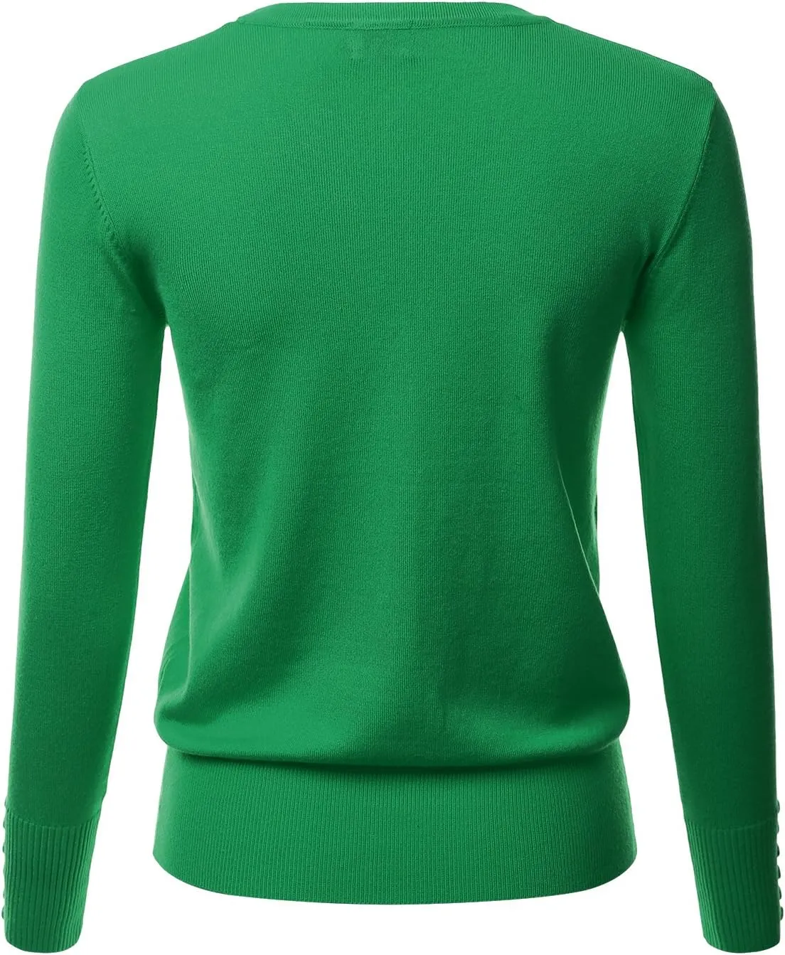 LALABEE Women's V-Neck Long Sleeve Button Down Sweater Cardigan Soft Knit(S-XXL)