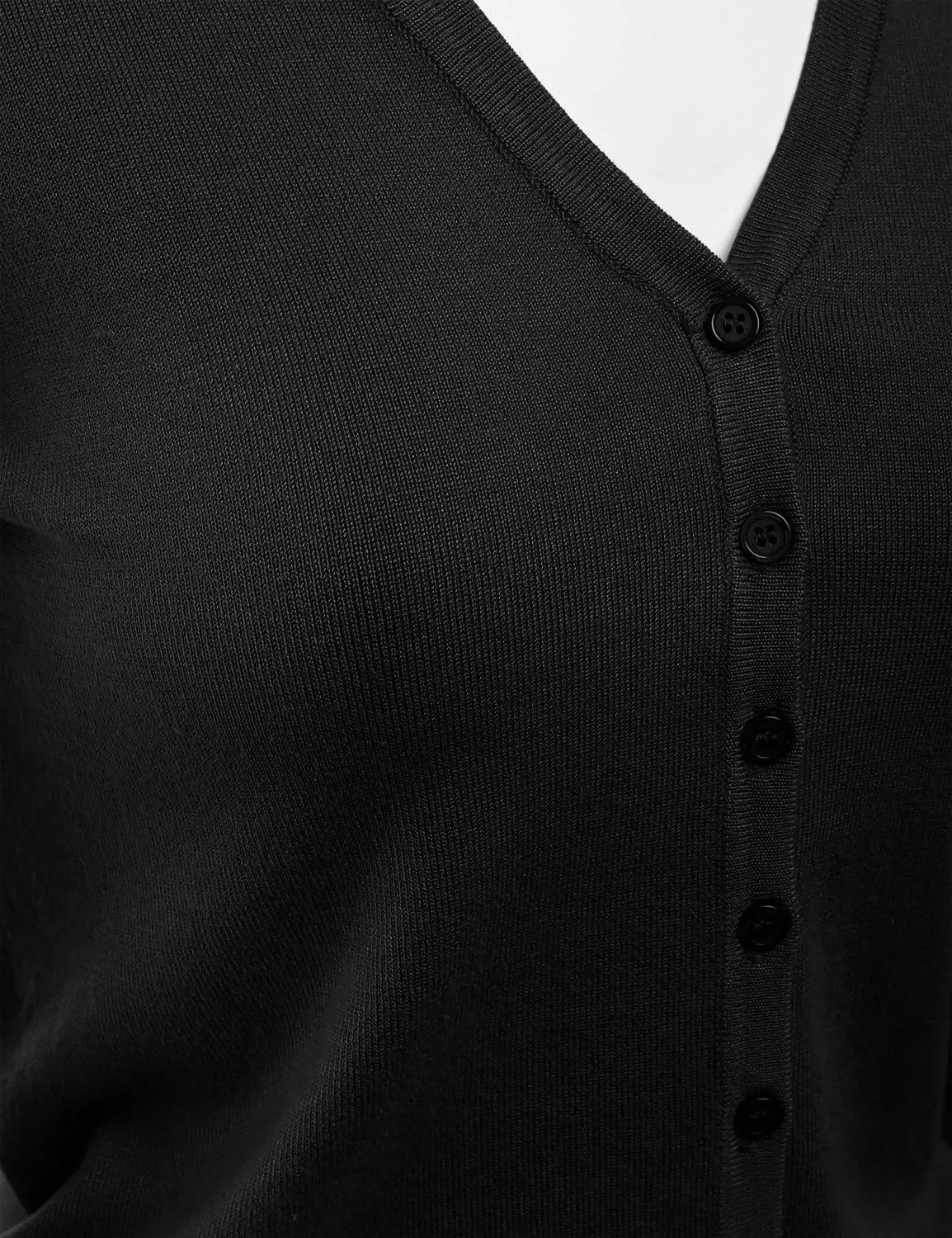 LALABEE Women's V-Neck Long Sleeve Button Down Sweater Cardigan Soft Knit(S-XXL)