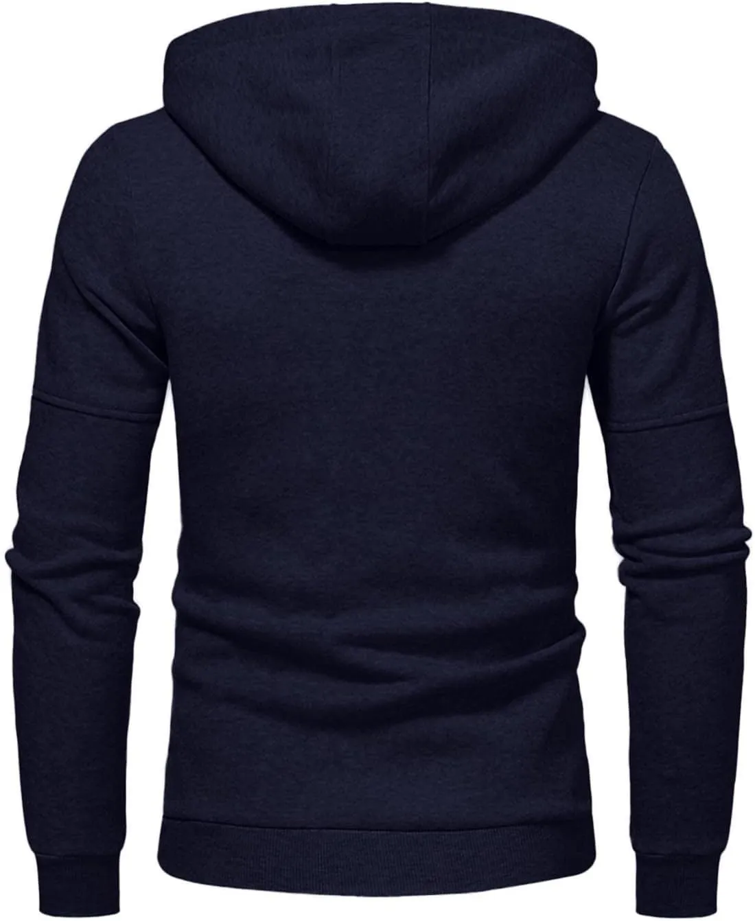 LCMTWX Hoodies for Men Hoodie Splicing Large Size Sweater Jacket Midweight Fleece Sweatshirt Solid Color Sweatshirt With