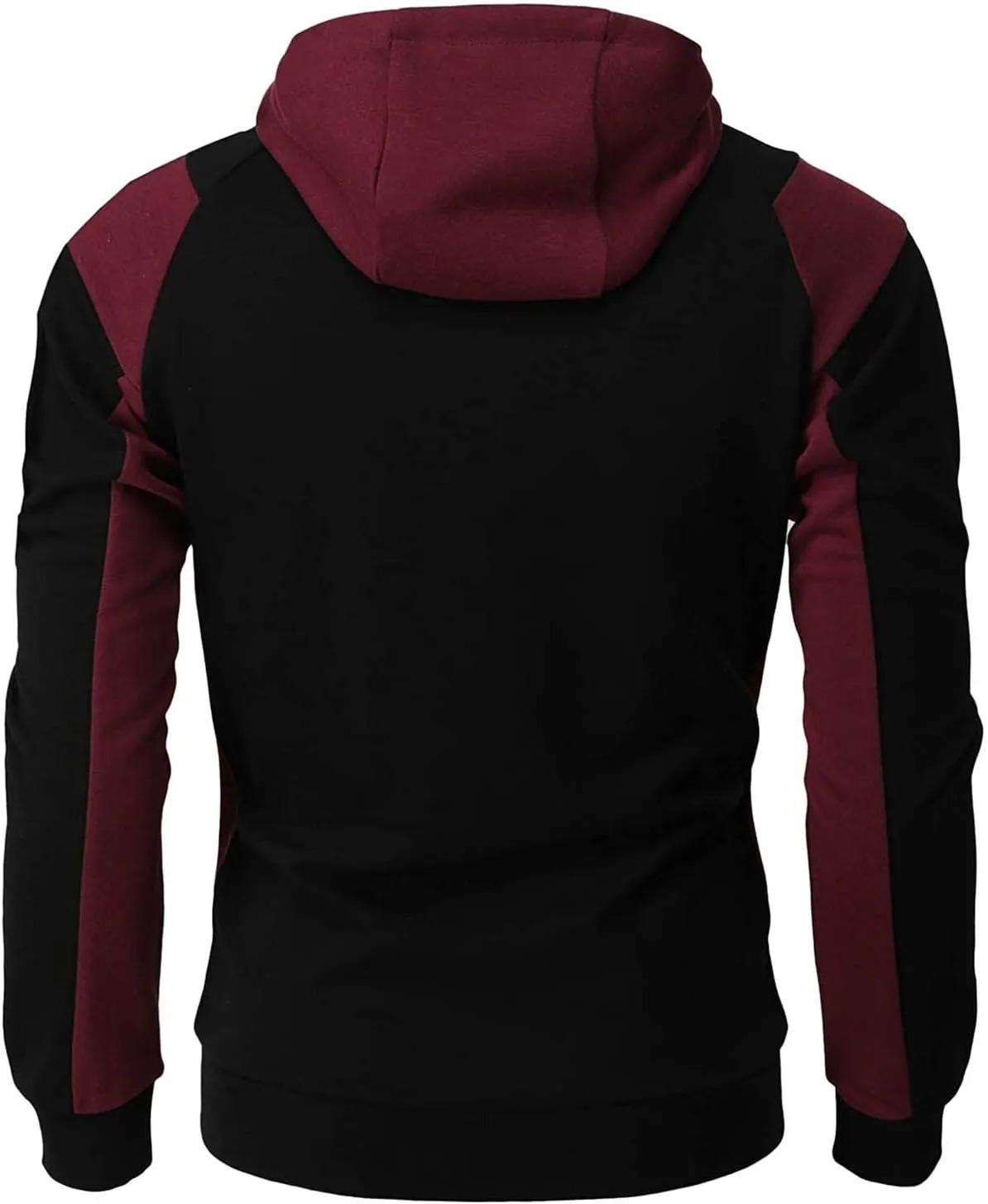 LCMTWX Men Hoodies Casual Hoodies for Men Solid Hooded Sweater Top Pullover Hooded Sweatshirt for Men Pullover Hooded