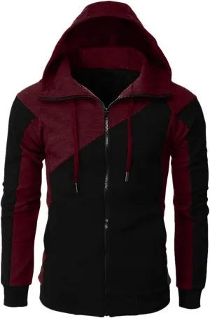 LCMTWX Men Hoodies Casual Hoodies for Men Solid Hooded Sweater Top Pullover Hooded Sweatshirt for Men Pullover Hooded