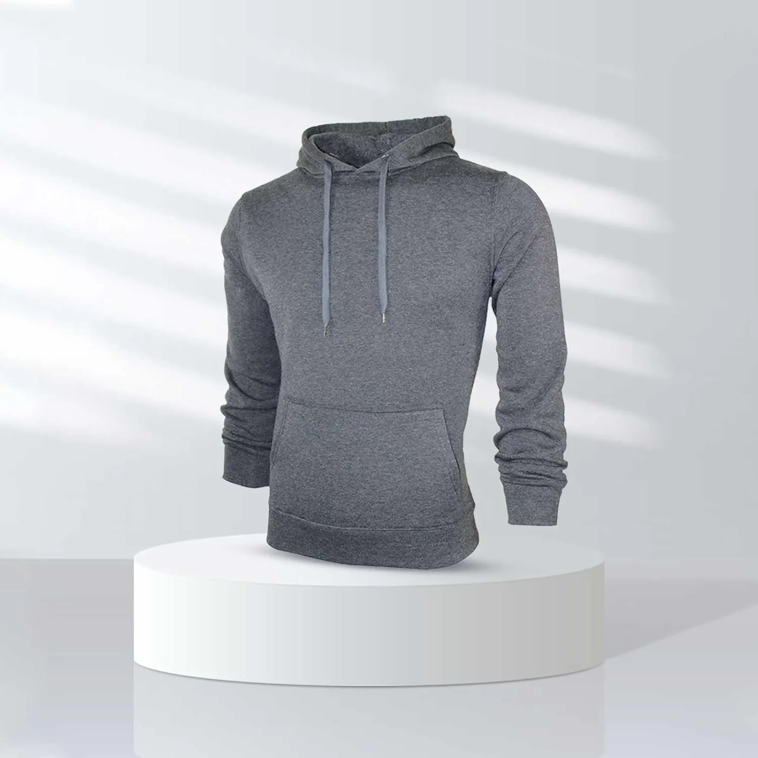 LCMTWX Men's Hooded Fleece Sweatshirt Loose Solid Hooded Sweater Top Men's Hooded Fleece Sweatshirt Sports Hooded Jacket