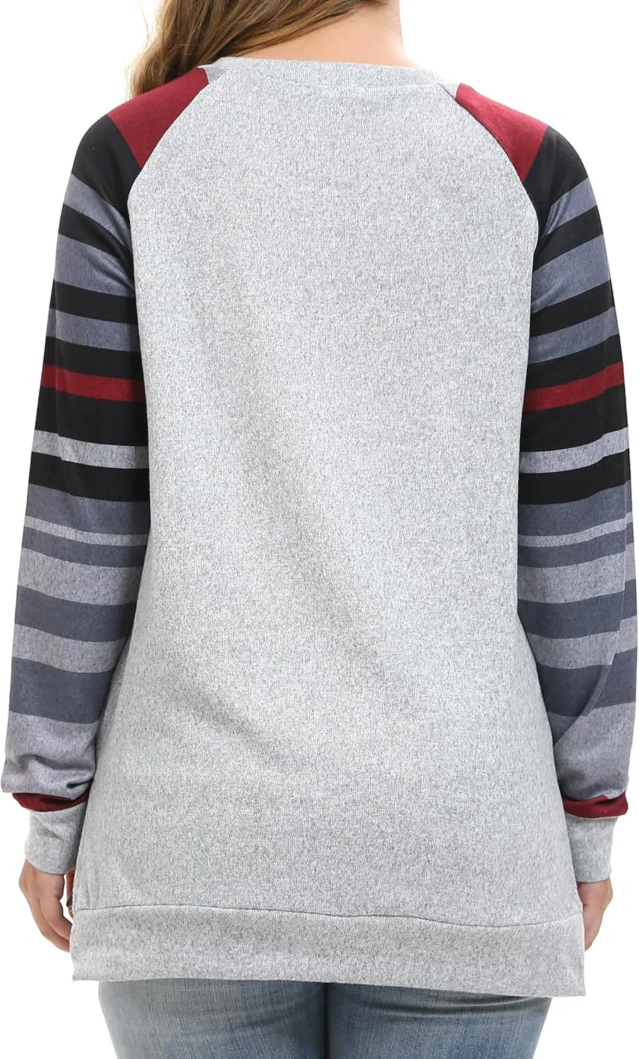 levaca Womens Long Sleeve Tops Casual Dressy Pullover Tunic Shirts