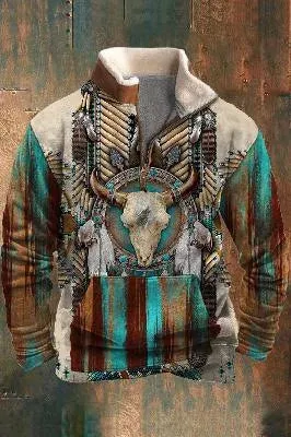 Lionel – Men's Casual Half-Zip Harajuku Hoodies