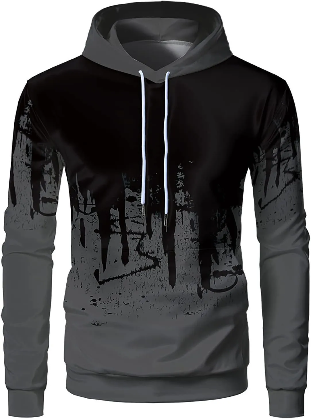 Men Fashion Hoodies Sweatshirts Winter Sports Casual Fitness Suit with Dots Hoodie Sweatshirt and Pants