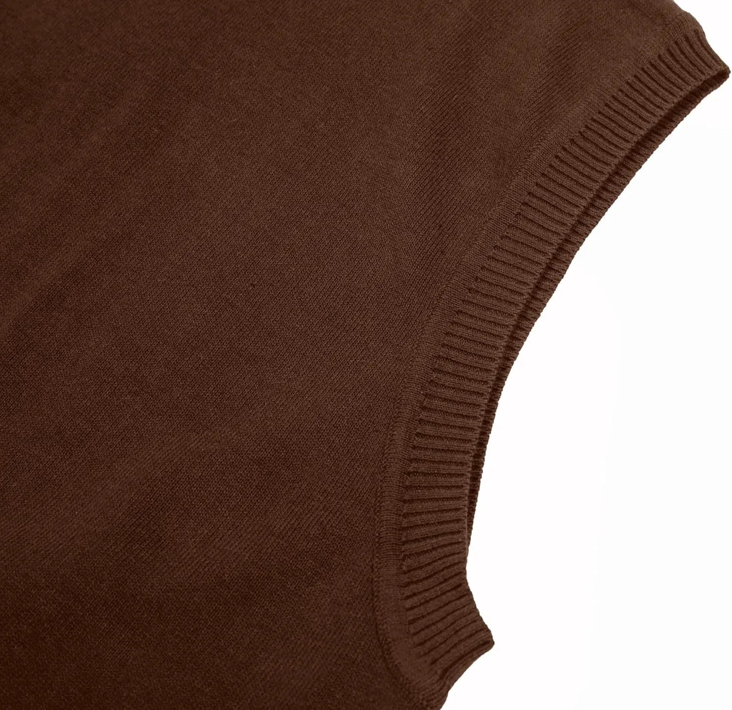 Men Oversized Sweater Vest: Plus Size Big Tall V Neck Cotton Pullover