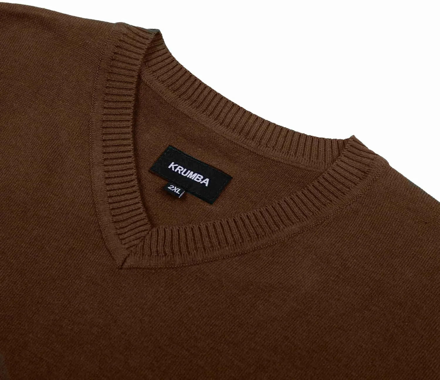 Men Oversized Sweater Vest: Plus Size Big Tall V Neck Cotton Pullover