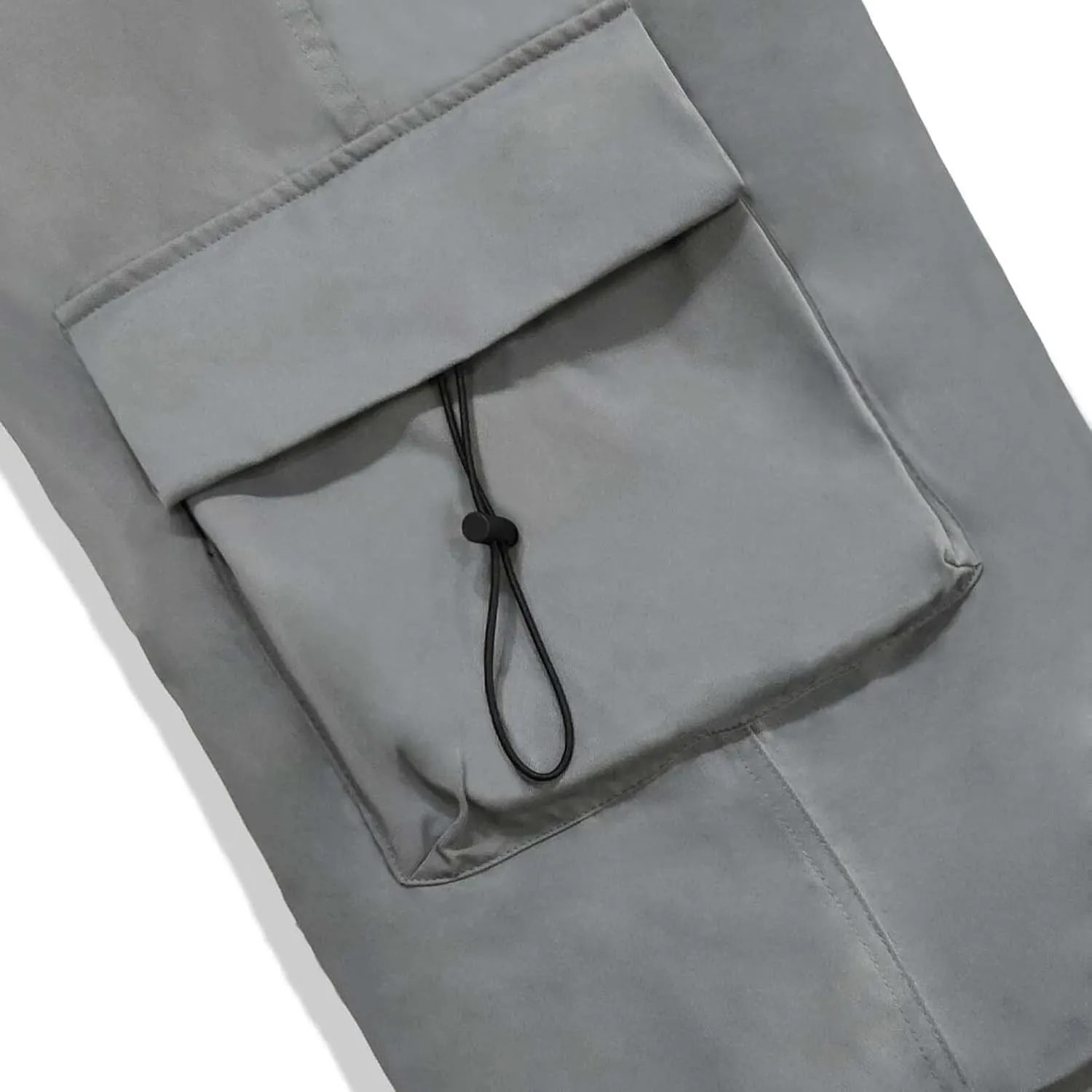 Men's Baggy Cargo Pants Casual Cotton Elasticated Waist Pant Work Pants Multi Pockets