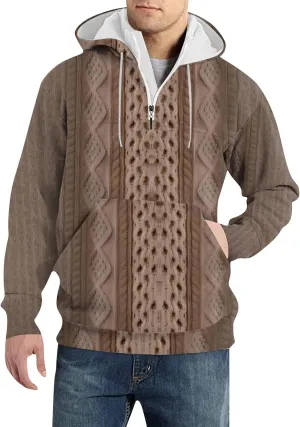 Mens Big and Tall Graphic Hoodie: Heavy Weight Workout Flannel Sweatshirt Designer Oversized Pullover